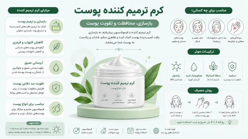 کرم ترمیم کننده پوست
